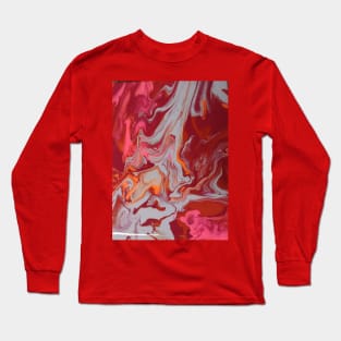 Lilac Red Long Sleeve T-Shirt
